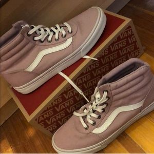 purple high top vans